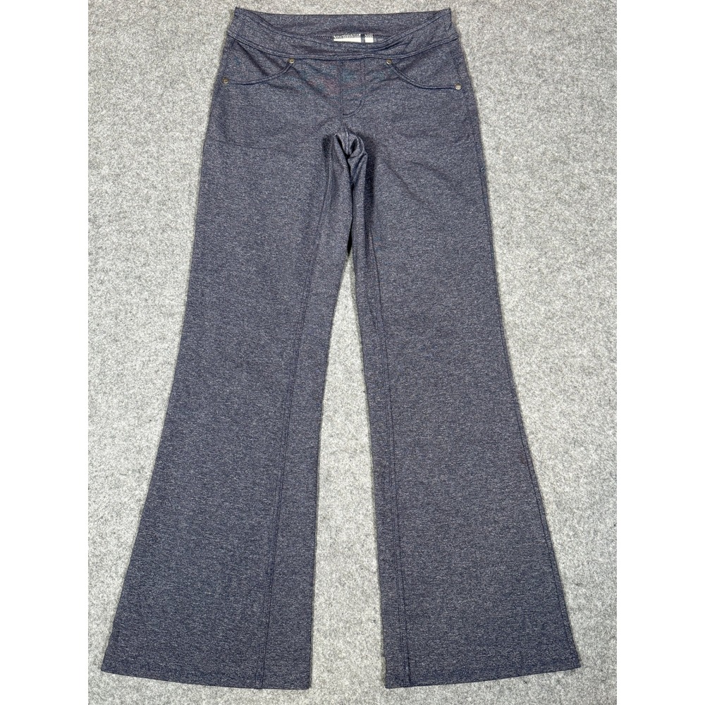 Athleta Gray Heathered Supplex Flare Yoga Pants Low Rise XXS 819227